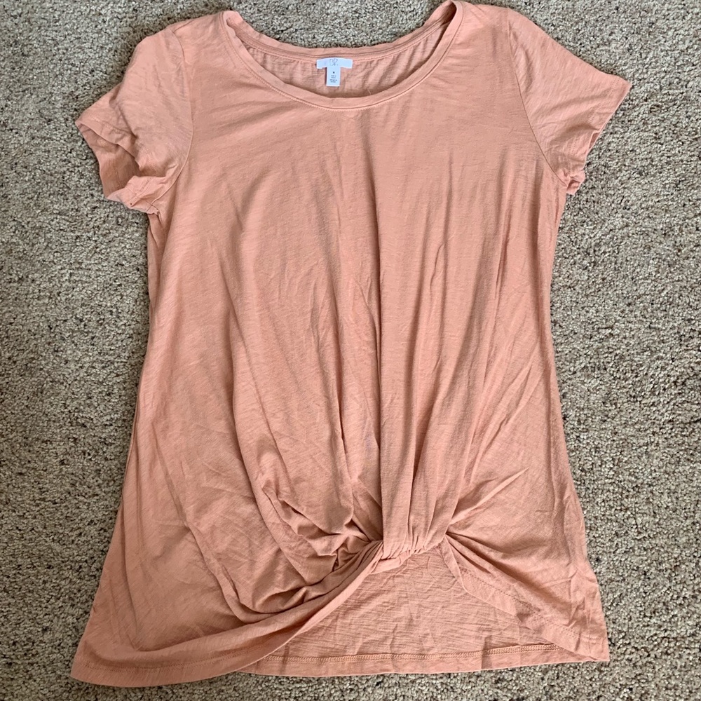 BP twisted front shirt